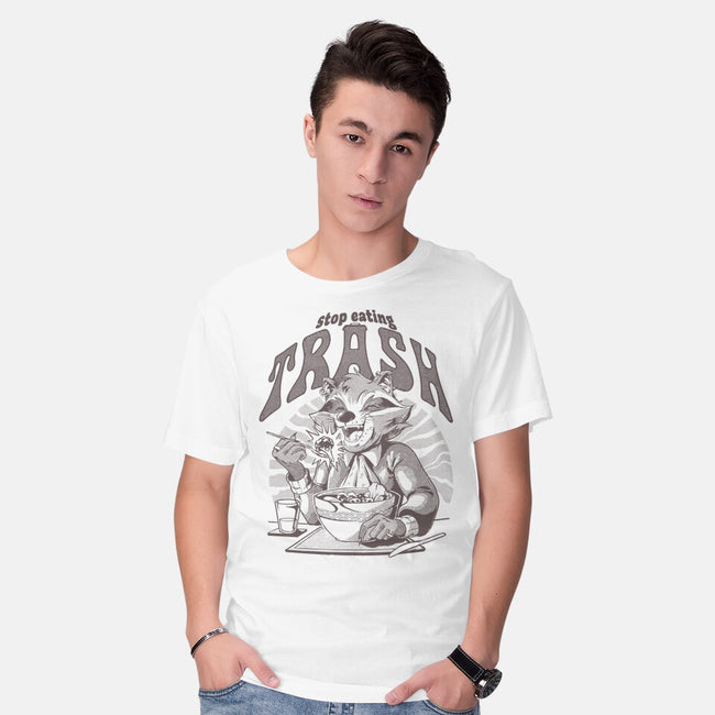 Stop Eating Trash-Mens-Basic-Tee-Gazo1a