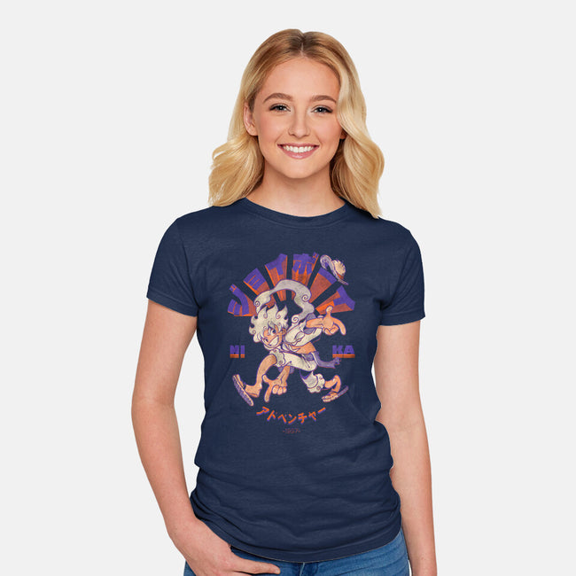 Joyboy Adventure-Womens-Fitted-Tee-Gazo1a