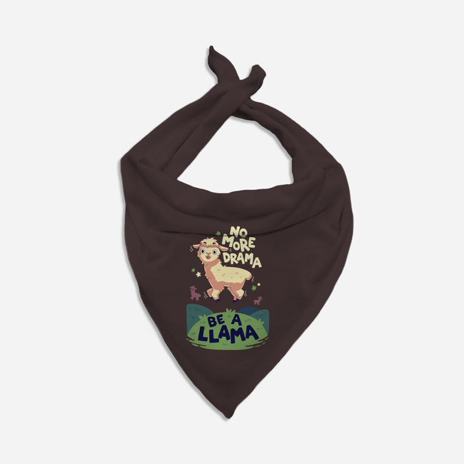 No More Drama-Dog-Bandana-Pet Collar-Geekydog