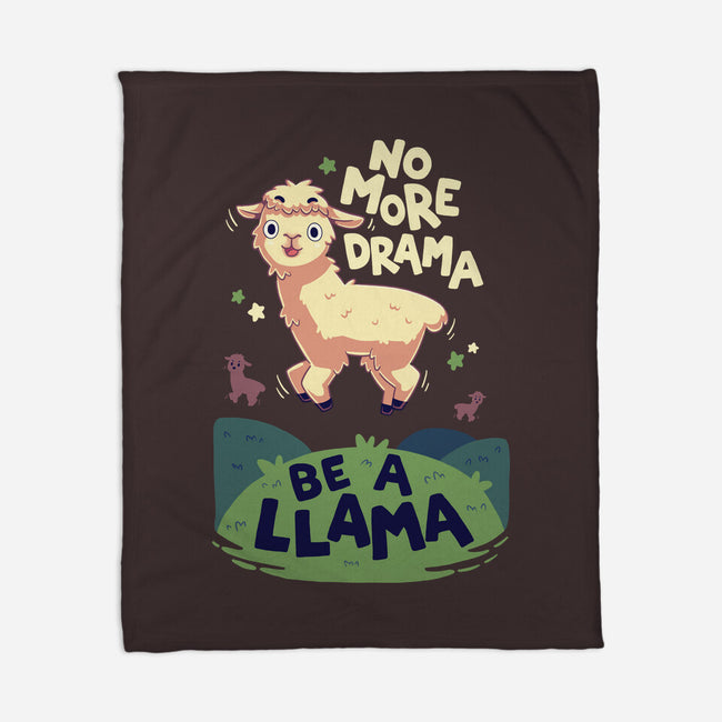 No More Drama-None-Fleece-Blanket-Geekydog