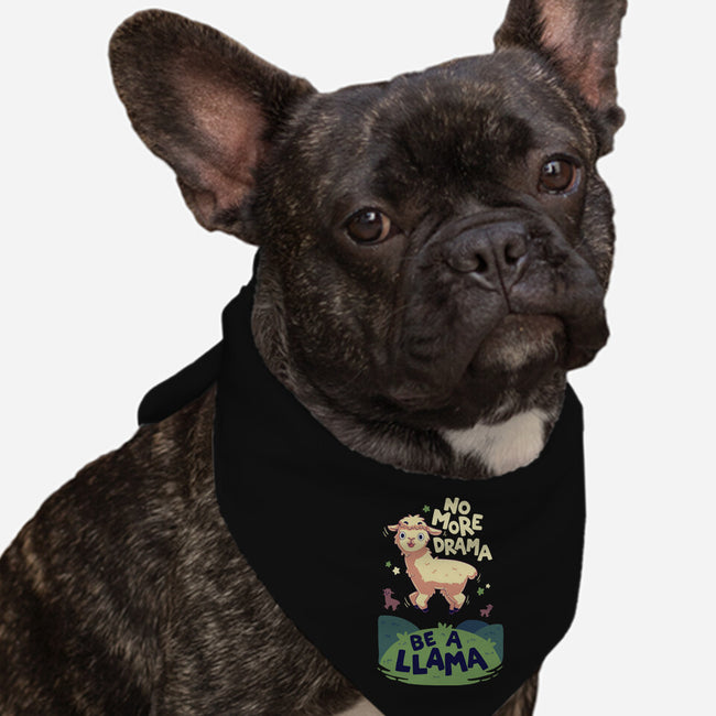 No More Drama-Dog-Bandana-Pet Collar-Geekydog