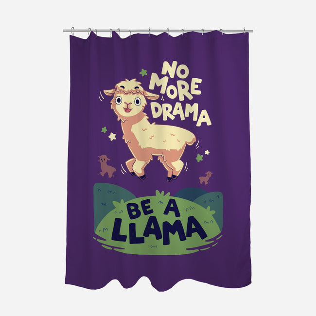 No More Drama-None-Polyester-Shower Curtain-Geekydog