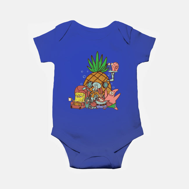 Spongebob's House-Baby-Basic-Onesie-turborat14