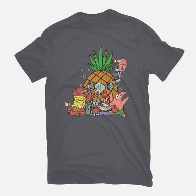 Spongebob's House-Mens-Basic-Tee-turborat14