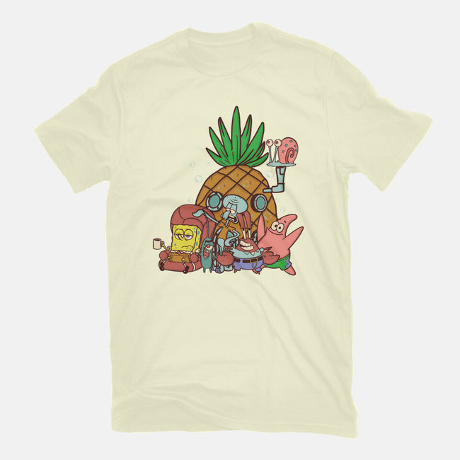 Spongebob's House-Mens-Basic-Tee-turborat14