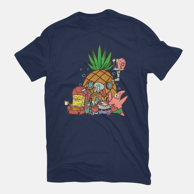 Spongebob's House-Mens-Basic-Tee-turborat14