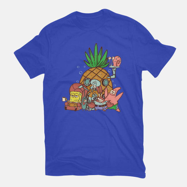 Spongebob's House-Womens-Fitted-Tee-turborat14