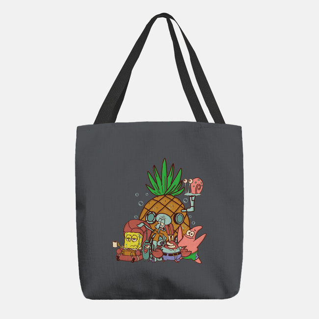 Spongebob's House-None-Basic Tote-Bag-turborat14