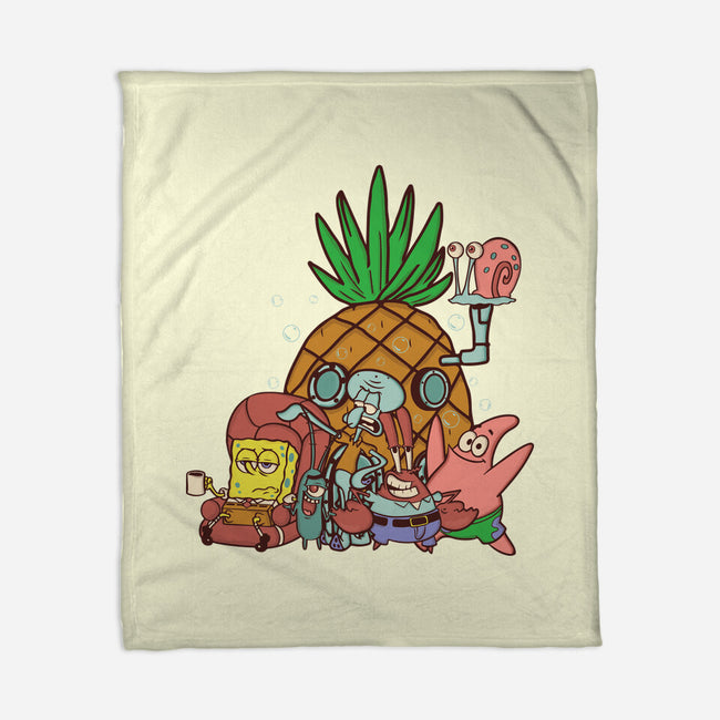 Spongebob's House-None-Fleece-Blanket-turborat14