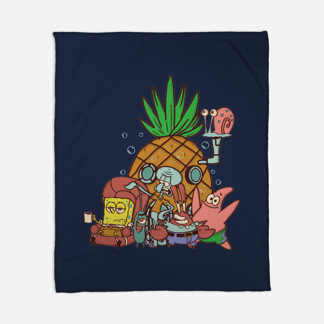 Spongebob's House-None-Fleece-Blanket-turborat14