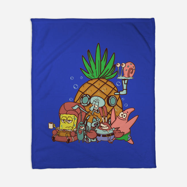 Spongebob's House-None-Fleece-Blanket-turborat14