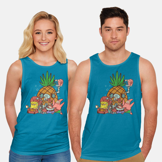 Spongebob's House-Unisex-Basic-Tank-turborat14