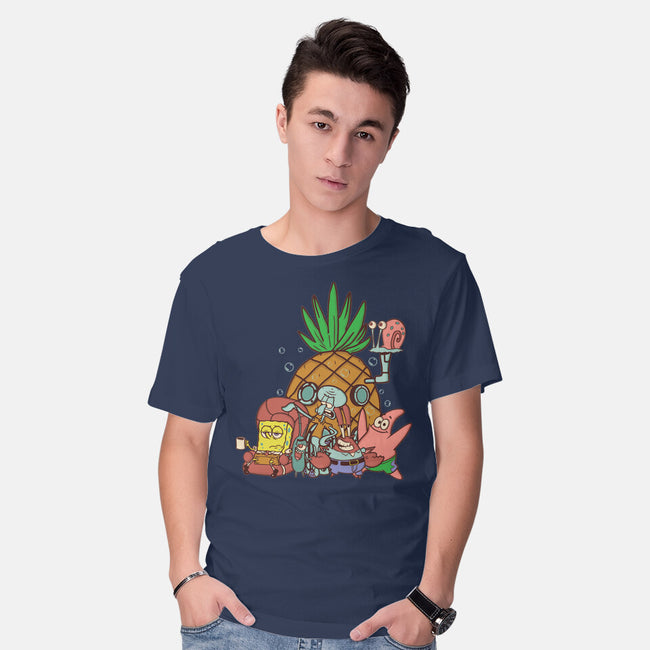 Spongebob's House-Mens-Basic-Tee-turborat14