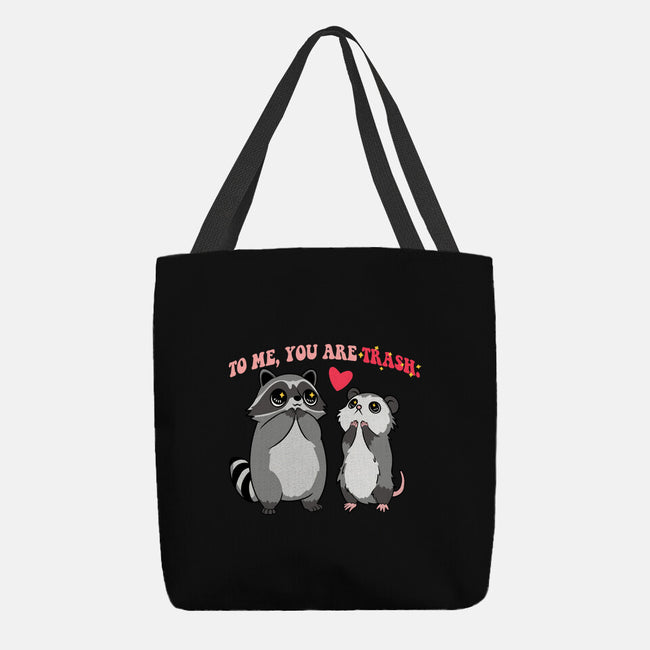 To Me You Are Trash-None-Basic Tote-Bag-Hunnydoll