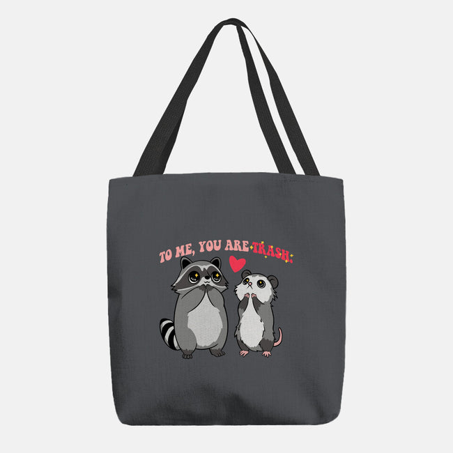 To Me You Are Trash-None-Basic Tote-Bag-Hunnydoll