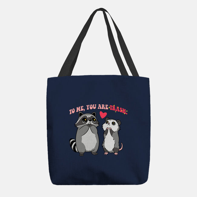 To Me You Are Trash-None-Basic Tote-Bag-Hunnydoll