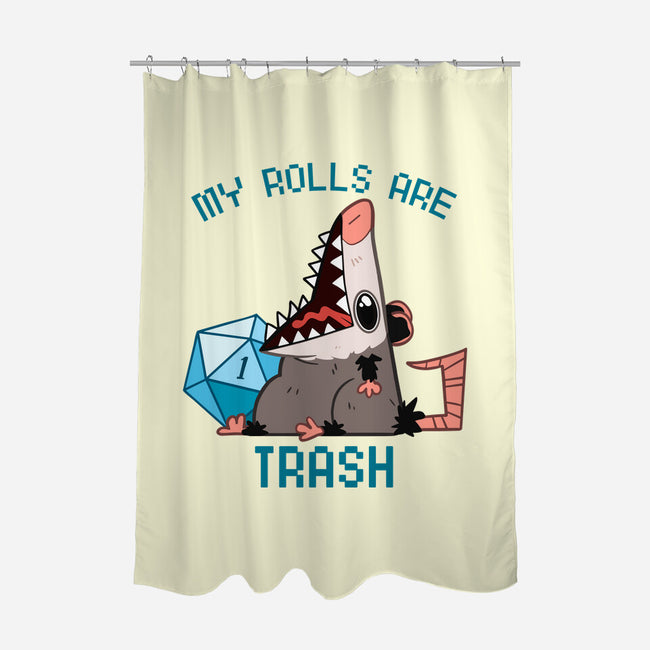 My Rolls Are Trash-None-Polyester-Shower Curtain-Hunnydoll