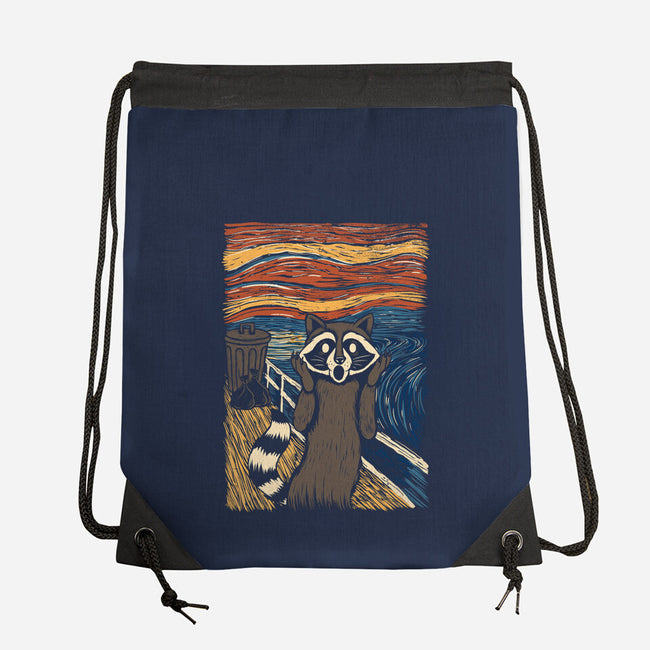 The Scream-None-Drawstring-Bag-Thiago Correa