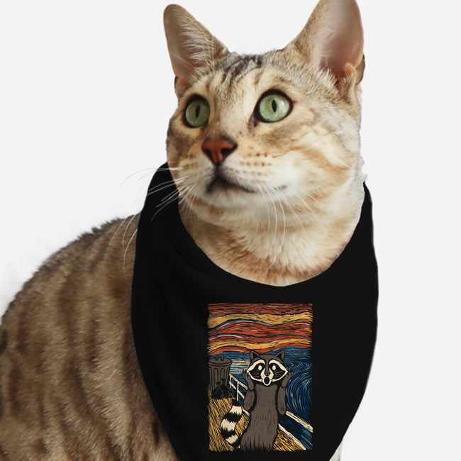 The Scream-Cat-Bandana-Pet Collar-Thiago Correa