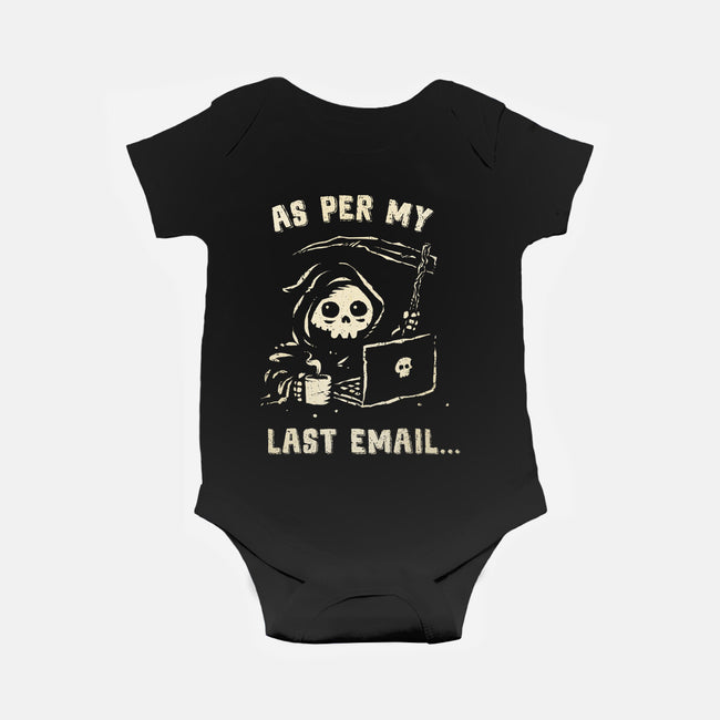 As Per My Last Email-Baby-Basic-Onesie-kg07