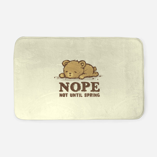 Nope Not Until Spring-None-Memory Foam-Bath Mat-kg07