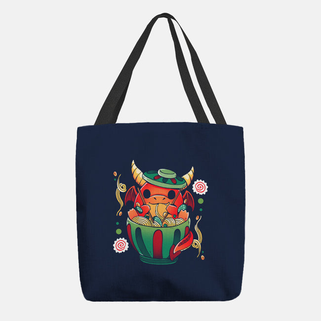 Ramen Noodles Dragon-None-Basic Tote-Bag-Vallina84