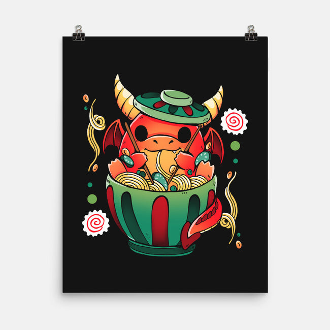 Ramen Noodles Dragon-None-Matte-Poster-Vallina84