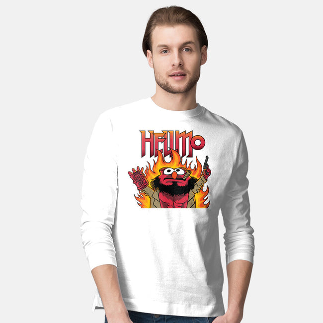 HELLMO-Mens-Long Sleeved-Tee-gaci