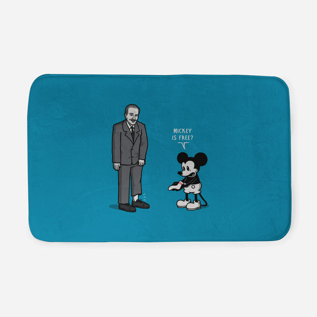 Mickey Is Free-None-Memory Foam-Bath Mat-Raffiti