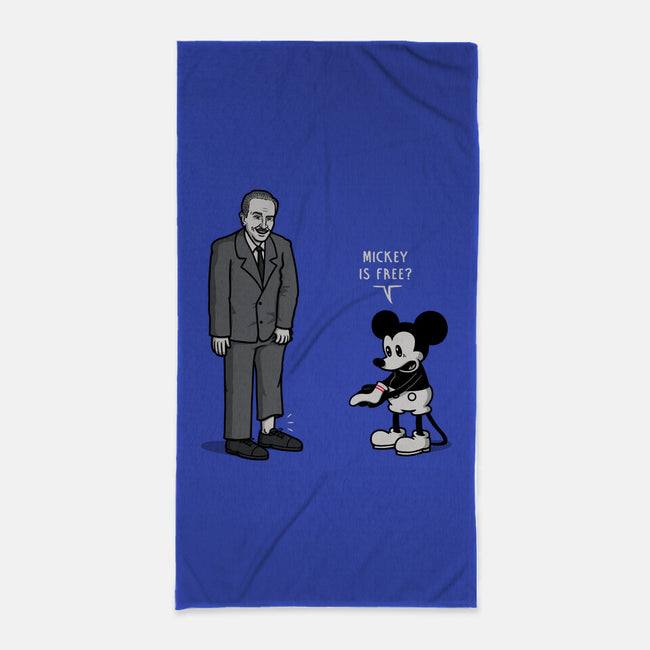 Mickey Is Free-None-Beach-Towel-Raffiti