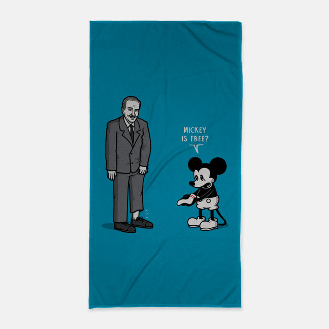 Mickey Is Free-None-Beach-Towel-Raffiti