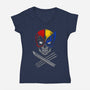 Crossmutants-Womens-V-Neck-Tee-Andriu