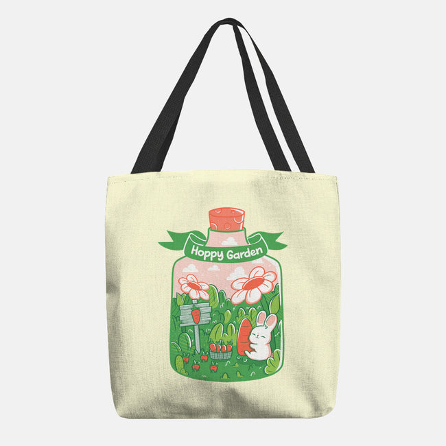 Hoppy Bunny Garden-None-Basic Tote-Bag-tobefonseca