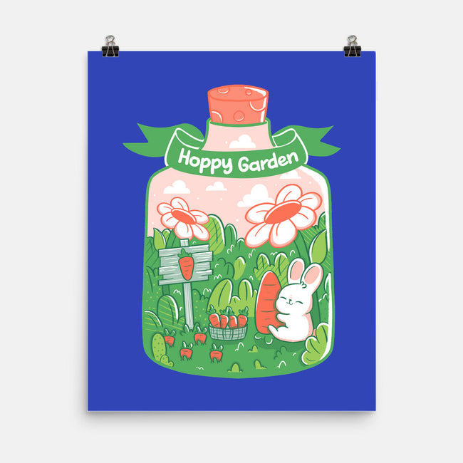 Hoppy Bunny Garden-None-Matte-Poster-tobefonseca