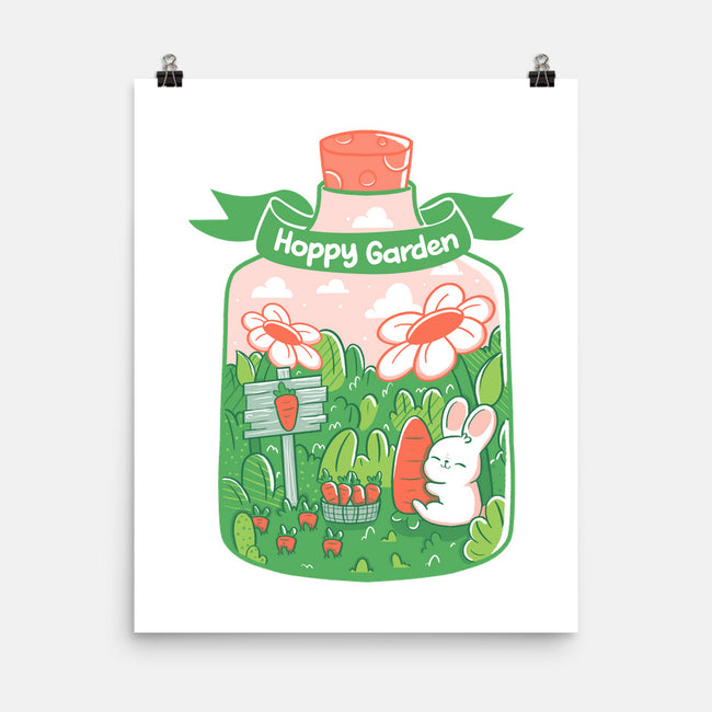 Hoppy Bunny Garden-None-Matte-Poster-tobefonseca