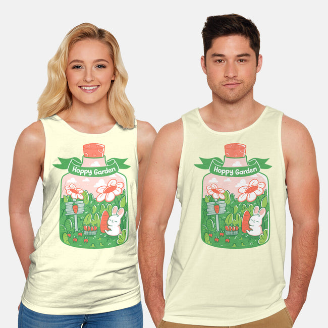 Hoppy Bunny Garden-Unisex-Basic-Tank-tobefonseca