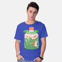 Hoppy Bunny Garden-Mens-Basic-Tee-tobefonseca