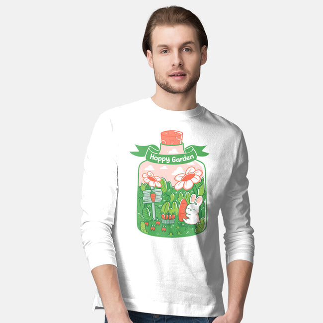 Hoppy Bunny Garden-Mens-Long Sleeved-Tee-tobefonseca