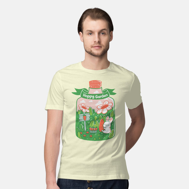 Hoppy Bunny Garden-Mens-Premium-Tee-tobefonseca