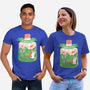 Hoppy Bunny Garden-Unisex-Basic-Tee-tobefonseca