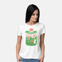 Hoppy Bunny Garden-Womens-Basic-Tee-tobefonseca