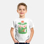 Hoppy Bunny Garden-Youth-Basic-Tee-tobefonseca