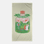 Hoppy Bunny Garden-None-Beach-Towel-tobefonseca