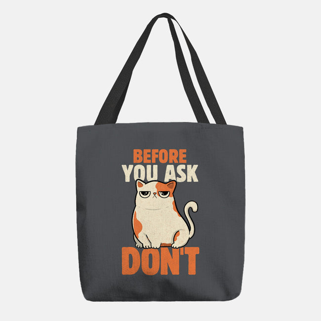 Before You Ask Don't-None-Basic Tote-Bag-tobefonseca