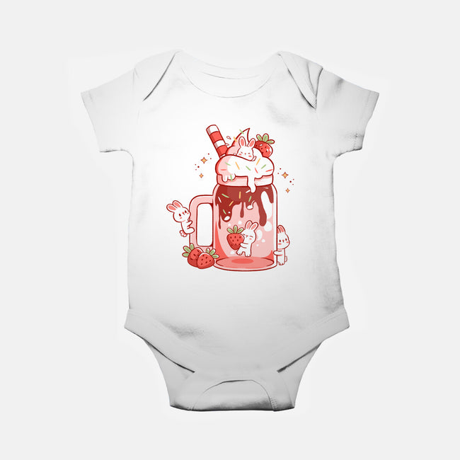 Strawbunny Slush-Baby-Basic-Onesie-tobefonseca