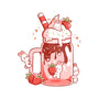 Strawbunny Slush-None-Beach-Towel-tobefonseca