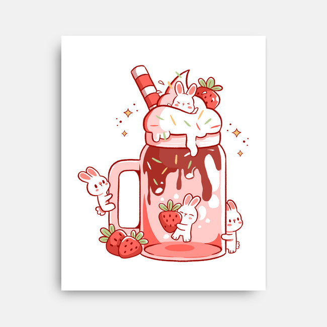 Strawbunny Slush-None-Stretched-Canvas-tobefonseca