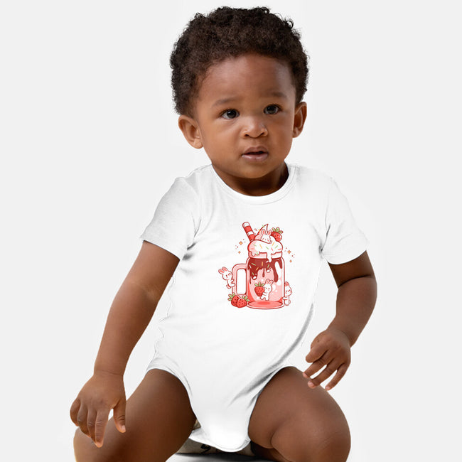 Strawbunny Slush-Baby-Basic-Onesie-tobefonseca