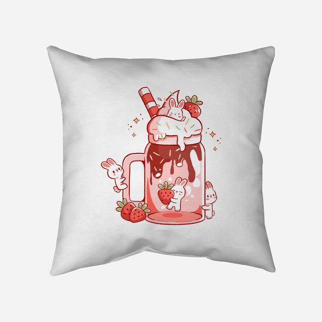 Strawbunny Slush-None-Removable Cover w Insert-Throw Pillow-tobefonseca