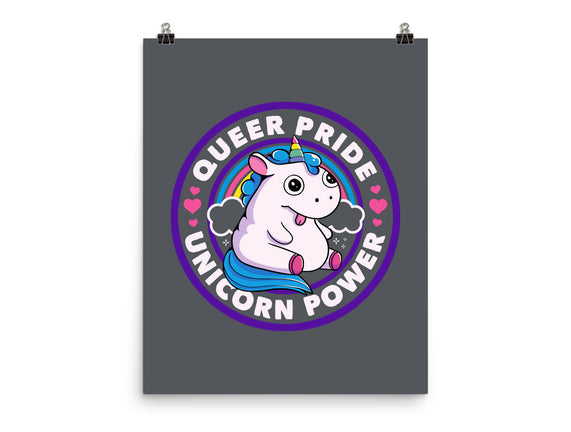 Queer Pride Unicorn Power